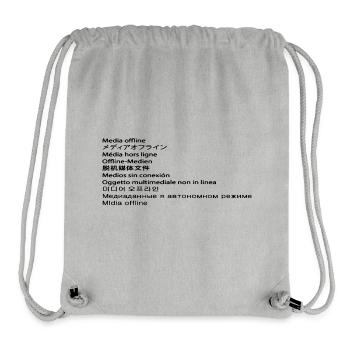 Offline-Medien - Stanley/Stella recycelter Gym Bag - Grau meliert - Vorne