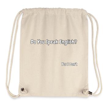 Funny English Language Joke Design - Stanley/Stella Recycled Gym Bag - natural - Front