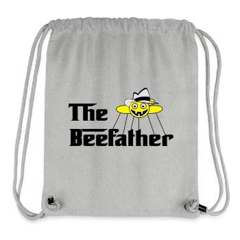 The Beefather - Stanley/Stella recycelter Gym Bag - Grau meliert - Vorne