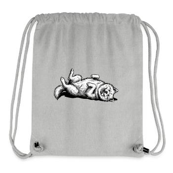 Eurasier | Happy - Stanley/Stella recycelter Gym Bag - Grau meliert - Vorne