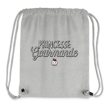 Gourmet Prinzessin Kuchen Gebäck Humor - Stanley/Stella recycelter Gym Bag - Grau meliert - Vorne