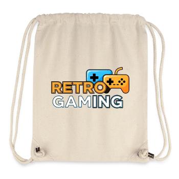 Retro Gaming - Stanley/Stella recycelter Gym Bag - Naturweiß - Vorne