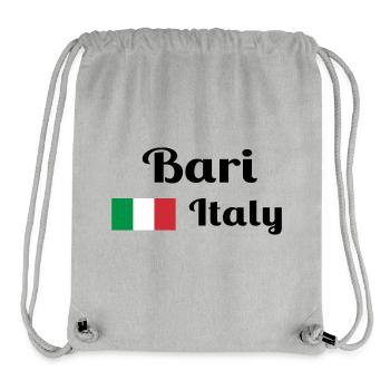 Bari Italia - Stylish prints - Stanley/Stella Recycled Gym Bag - heather grey - Front