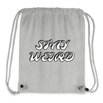 Reste bizarre - Sac à cordon recyclé Stanley/Stella - gris chiné - Devant