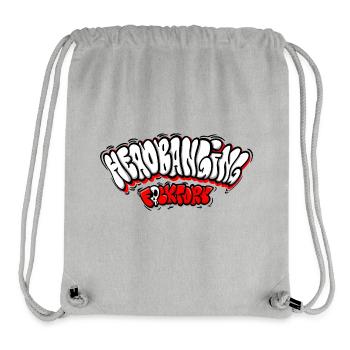 Headbanging Network Graffiti - Stanley/Stella Recycled Gym Bag - heather grey - Front