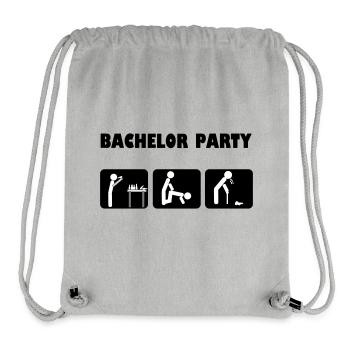 Bachelor celebration - Stanley/Stella Recycled Gym Bag - heather grey - Front