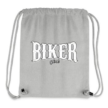 bike biker tuner tuning bobber custom girl chickz - Stanley/Stella Recycled Gym Bag - heather grey - Front