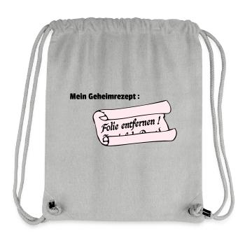 Secret - Stanley/Stella Recycled Gym Bag - heather grey - Front