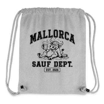 Malle 2026 Sauf Dept. est. 2026 Mallorca - Stanley/Stella recycelter Gym Bag - Grau meliert - Vorne