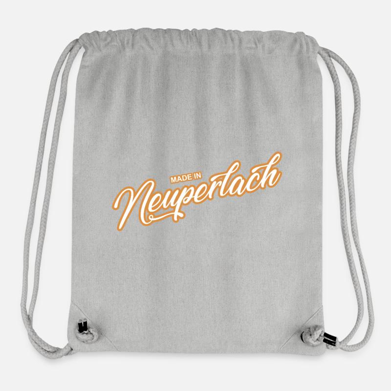Neuperlach - parce que c’est votre capot ! - Sac à cordon recyclé Stanley/Stella - gris chiné