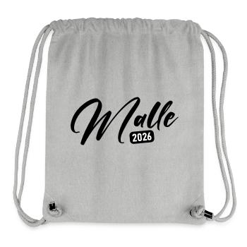 Malle 2026 - Stanley/Stella Recycled Gym Bag - heather grey - Front