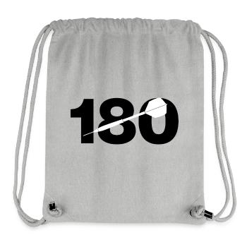 Onehundreteighty, 180, Perfect Darts Score - Stanley/Stella recycelter Gym Bag - Grau meliert - Vorne