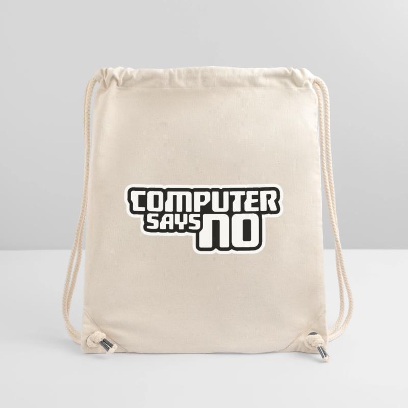 Computer Says No Funny Programmer Nerd Technique Stanley/Stella Recycled Gym Bag