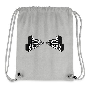 Infinity Sound Tunnel - Stanley/Stella recycelter Gym Bag - Grau meliert - Vorne