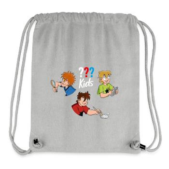Die Drei ??? Kids Detektive - Stanley/Stella recycelter Gym Bag - Grau meliert - Vorne