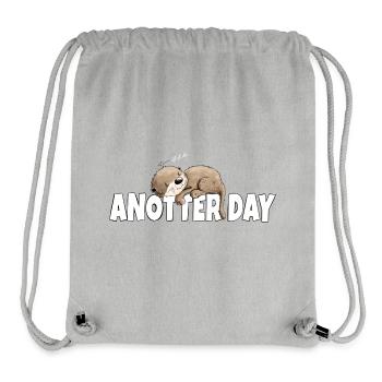Anotter Day Otter Macht Mal Pause - Stanley/Stella recycelter Gym Bag - Grau meliert - Vorne