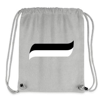 Siyah Beyaz - Stanley/Stella recycelter Gym Bag - Grau meliert - Vorne