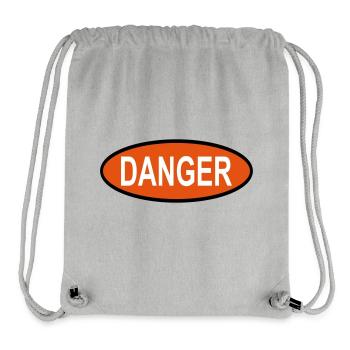 Danger - Stanley/Stella Recycled Gym Bag - heather grey - Front