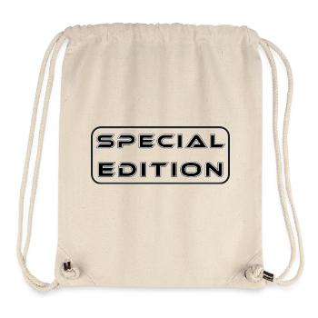 Special Edition Speziel, wunderbarer Mensch - Stanley/Stella recycelter Gym Bag - Naturweiß - Vorne