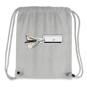PLAN - Stanley/Stella recycelter Gym Bag - Grau meliert - Vorne