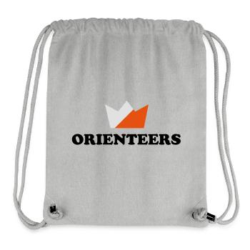 Orientierungsläufer Krone - Stanley/Stella recycelter Gym Bag - Grau meliert - Vorne