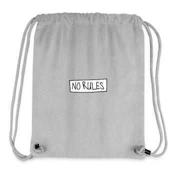 NO RULES - Stanley/Stella Recycled Gym Bag - heather grey - Front