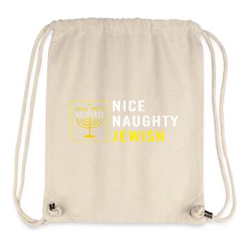 Hanukah Hanukkah Chanukkah - Stanley/Stella recycelter Gym Bag - Naturweiß - Vorne