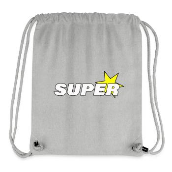 SUPER STAR - Stanley/Stella Recycled Gym Bag - heather grey - Front