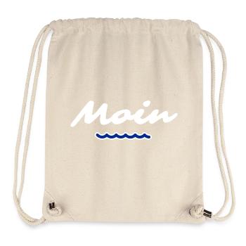 Wi secht Moin nordic wave - Stanley/Stella Recycled Gym Bag - natural - Front