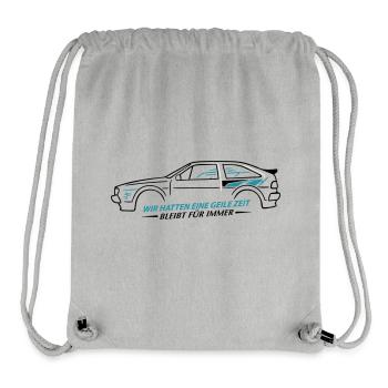 Youngtimer Coupe 90er Retro Tuning Style Classic  - Stanley/Stella recycelter Gym Bag - Grau meliert - Vorne