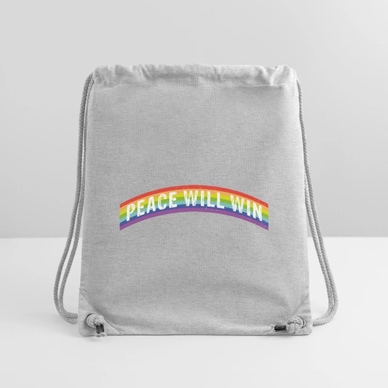 Rainbow Regenbogen Peace will win Stanley/Stella recycelter Gym Bag