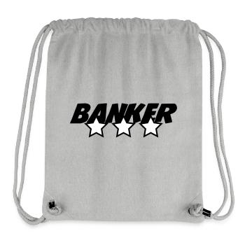 Banker - Bank - Stanley/Stella Recycled Gym Bag - heather grey - Front