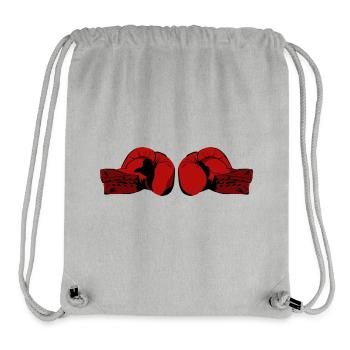 Boxing Gloves - Stanley/Stella Recycled Gym Bag - heather grey - Front