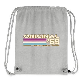 1969 - Stanley/Stella recycelter Gym Bag - Grau meliert - Vorne