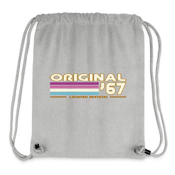 1967 - Stanley/Stella recycelter Gym Bag - Grau meliert - Vorne