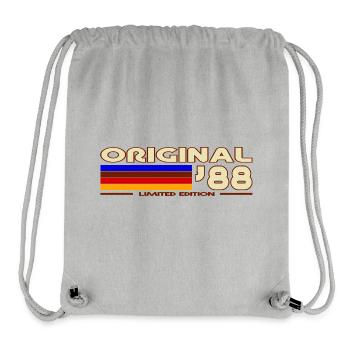 Original 88 Vintage Stripes - Stanley/Stella Recycled Gym Bag - heather grey - Front