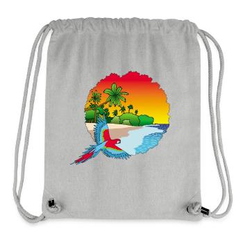 Return to Paradise - Stanley/Stella Recycled Gym Bag - heather grey - Front