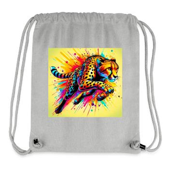 Gepard - Stanley/Stella recycelter Gym Bag - Grau meliert - Vorne