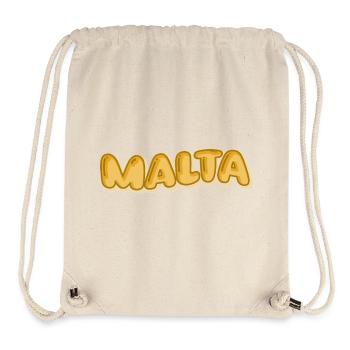 Comic Malta - Stanley/Stella recycelter Gym Bag - Naturweiß - Vorne