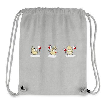 Orientierungslauf [03] [orienteering] [PX] - Stanley/Stella recycelter Gym Bag - Grau meliert - Vorne