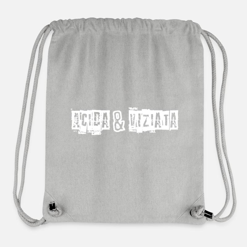 Saur und abgestanden - Stanley/Stella recycelter Gym Bag - Grau meliert