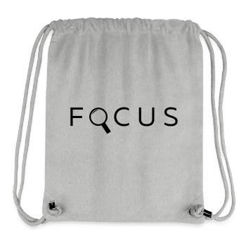 Fokus-Lupe - Stanley/Stella recycelter Gym Bag - Grau meliert - Vorne