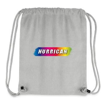 Hurrican Lettering Spectrum - Stanley/Stella Recycled Gym Bag - heather grey - Front