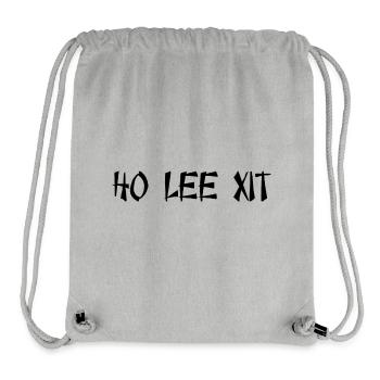 Ho Lee Xit - Stanley/Stella recycelter Gym Bag - Grau meliert - Vorne