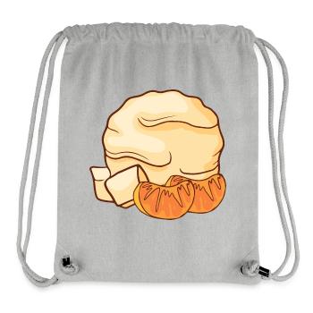 Tangerine ice cream ice cream ice cream ice cream ice cream - Stanley/Stella Recycled Gym Bag - heather grey - Front