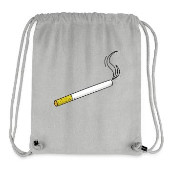 Fumer la cigarette - Sac à cordon recyclé Stanley/Stella - gris chiné - Devant