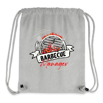 Barbecue Manager - Stanley/Stella recycelter Gym Bag - Grau meliert - Vorne