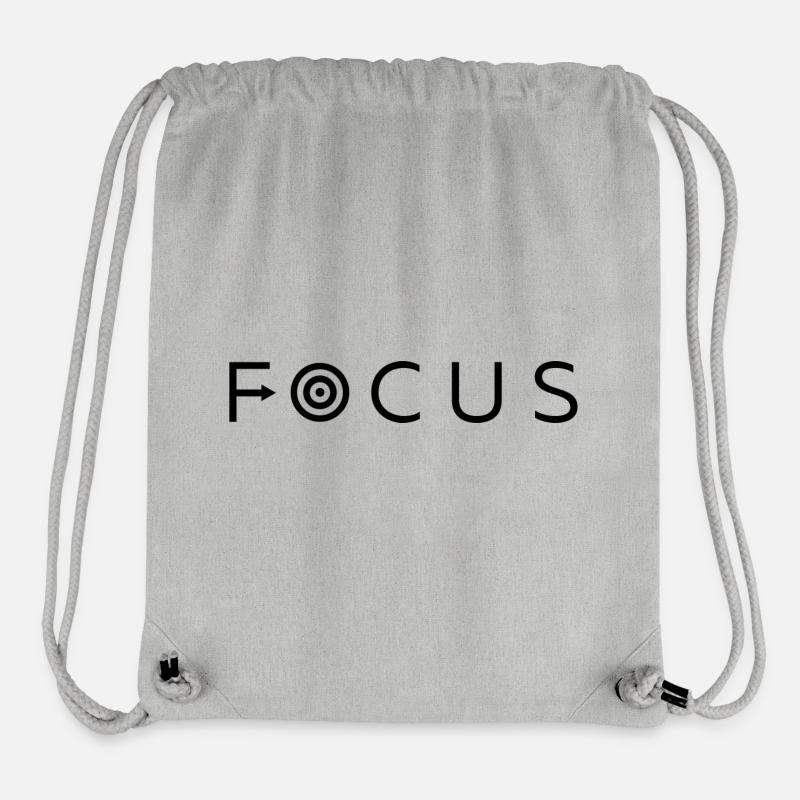 Foyer - Sac à cordon recyclé Stanley/Stella - gris chiné