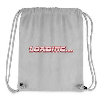 LOADING… – 3D-Gamer-Typografie für Nerds & Gamer - Stanley/Stella recycelter Gym Bag - Grau meliert - Vorne