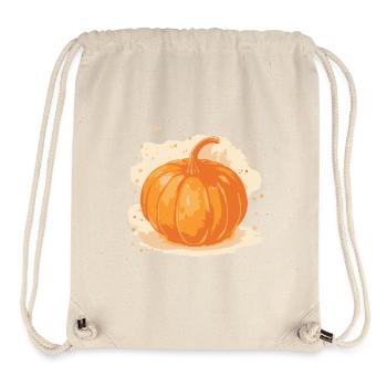 Kürbis-Herbst-Illustration - Stanley/Stella recycelter Gym Bag - Naturweiß - Vorne